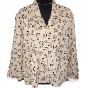 FREE with purchase Talbots Floral Blazer Sz 18P